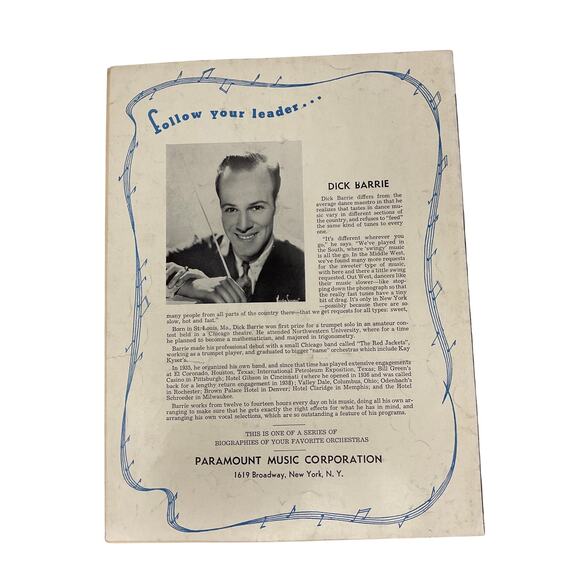 The Funny Old Hills Sheet Music 1938 Paris Honeymoon Robin Rainger Bing Crosby - Picture 5 of 5